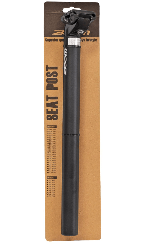 Tubo de sillín ZOOM 25.4 Negro1