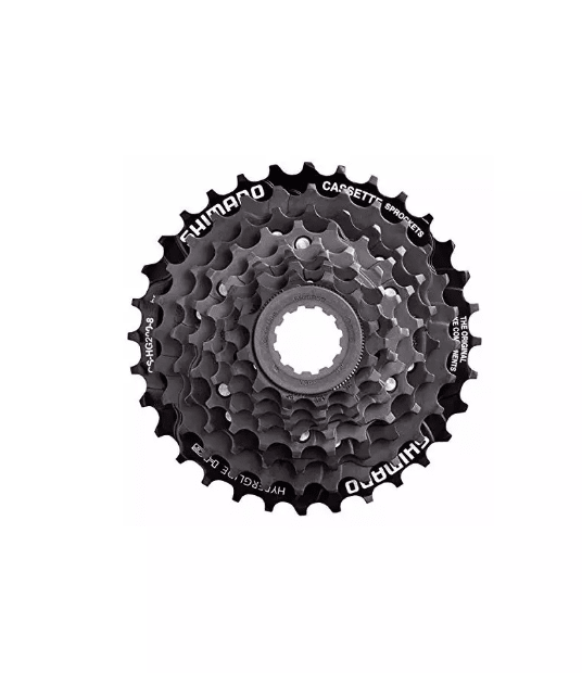 Cassette Shimano HG200-8 Vitesse - 12-32 Dents - Noire - OEM Sans Boîte