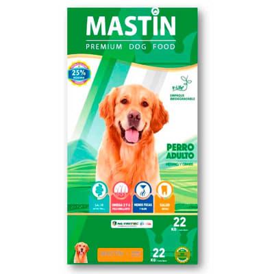 Mastin adulto sabor costilla 22 kg.1