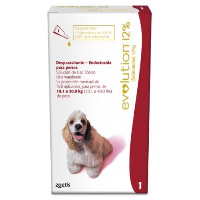 Revolution perro 12% 1.0 ml (10-20 kg)