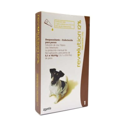 Revolution perro 12% 0,5 ml (5-10 kg)1