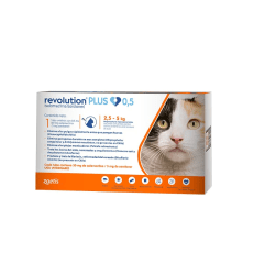 Revolution plus gato 0,5 ML (2.5 a 5 kg)
