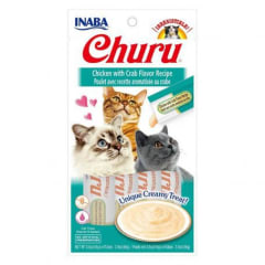 Churu Gato Pollo con Cangrejo (bolsa 4 tubos)