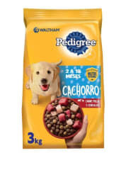 Pedigree cachorro 3 kg.