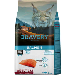 Bravery salmón adulto gato esterilizado