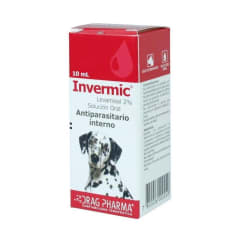 Invermic antiparasitario perro gotas 10ml.