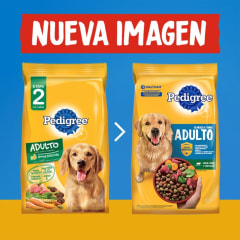 Pedigree adulto carne y vegetales 21 Kg.