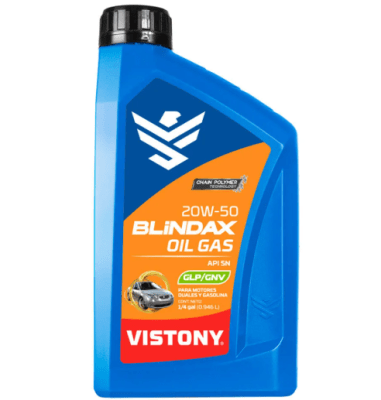 ACEITE 20W-50 OIL GAS API SN GLP/GNV VISTONY1