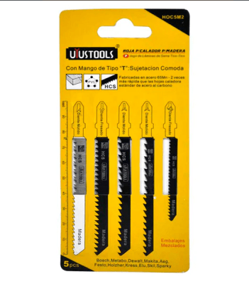 JUEGO DE 5 PCS / HOJA P/CALADOR P/ MADERA