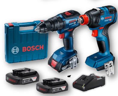 Combo GSB 18V-50  +  GDX 18V-2001