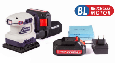 Lijadora Orbital inalámbrica COS1401-2BL 20V 2.0Ah1