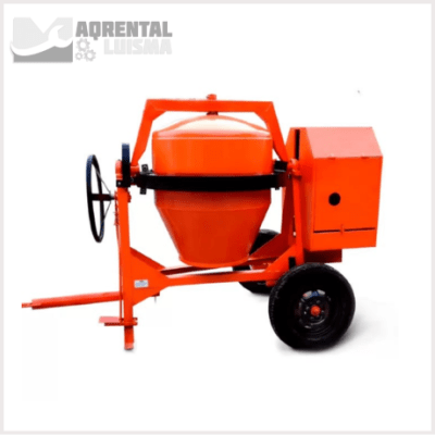 TROMPO MEZCLADOR 3 HP MONOFASICO CON MOTOR ELECTRICO