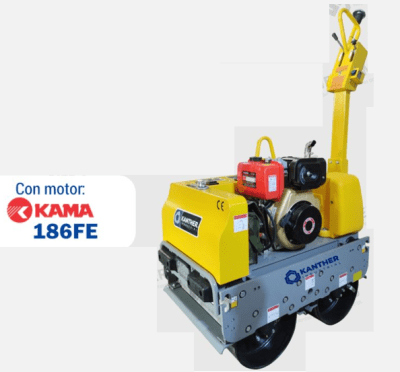 Rodillo vibratorio  2 Rolas motor DIESEL KAMA 186FE1