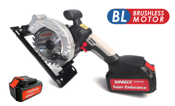Sierra circular inalámbrica CCS125-BL 20V 4.0Ah 5''