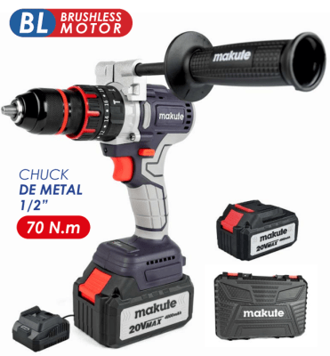 Taladro percutor Inalámbrico CID121-13-2BL 20V 4.0Ah