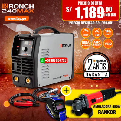 SOLDADORA INVERTER 240MAX RONCH