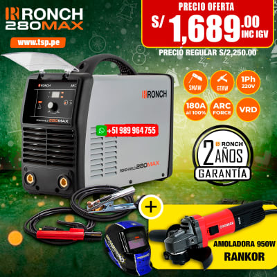 SOLDADORA INVERTER 280MAX RONCH