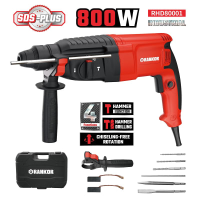 Rotomartillo SDS-Plus 800W Rankor