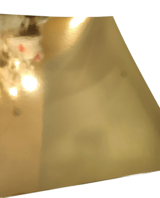 Cartulina Dorada Espejo 320grs 33x33cm MADE IN ITALY