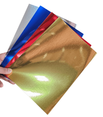 Cartulinas Metálicas A4 210grs 4 Colores