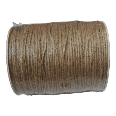 Hilo Cañamo 2mm X 120mtrs El Rollo Color Natural