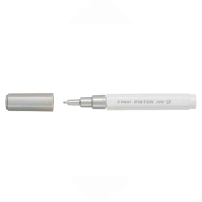MARCADOR PINTOR EXTRA FINO PLATEADO 0.7mm