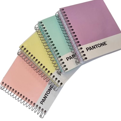 Cuaderno Pantone Mini Pocket Colores Pasteles, Color Surtido 1 Un 9,2x11cm 100hjs