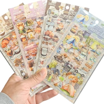 STICKERS PVC TRANSPARENTES TEMATICAS