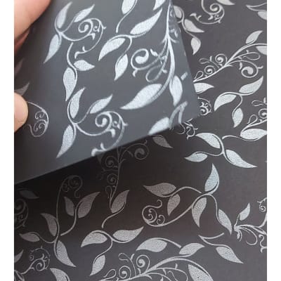 Cartulina Fina Decorada Garden - 220 g/m² - Doble Cara con Estampado Metálico