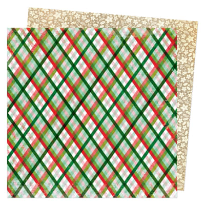 Vicki Boutin - Colección Evergreen and Holly - Navidad - Papel de doble cara 30.5x30.5cm