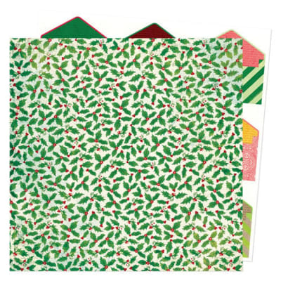 Vicki Boutin Evergreen & Holly SEASON OF WONDER 30.5x30.5cm