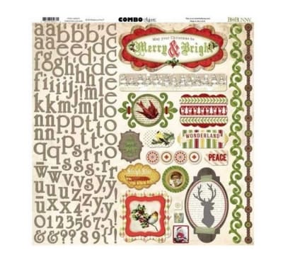 Stickers de Bobunny colección Christmas Collage