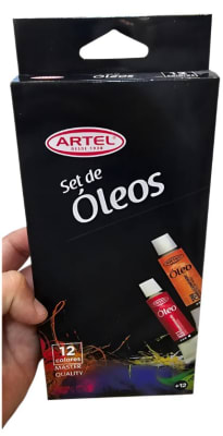 Artel Set 12 Tubos Pintura Oleo 12ml cada uno