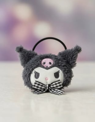 Colita para el pelo de felpa Kuromi