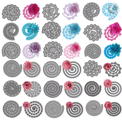 PACK TROQUELES FLORES 5 Y 6 UNIDADES