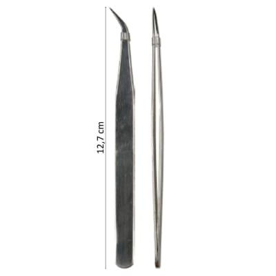 Pinza Metalica Punta Curva