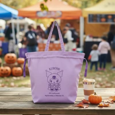 Bolsa de mano Kuromi (Serie Feliz Cumpleaños)