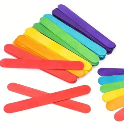 PALOS DE HELADO COLORES 50UNDS