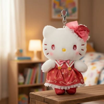 SERIE MÁGICA: PELUCHE HELLO KITTY 4.5