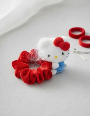 Coletero de felpa de terciopelo Hello Kitty