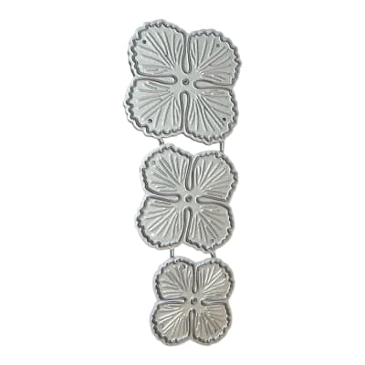 TROQUEL METALICO FLOR 3 PIEZAS