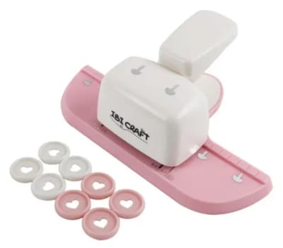 PERFORADORA SET ENCUADERNADO INTELIGENTE PARA DISCOS INCLUYE 8 DISCOS