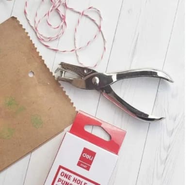 Perforadora Pinza 1 Agujero 0.6cm Plateado