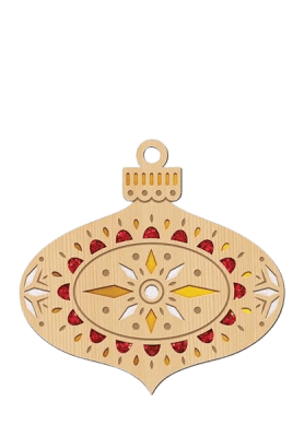 Adorno De Madera Bambalina Adhesiva De Jolee's Boutique