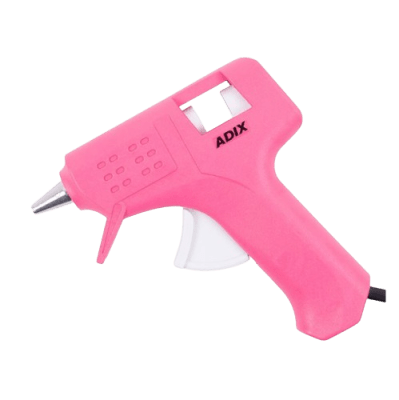 PISTOLA PARA SILICONA COLOR ROSA