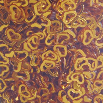 Purpurina Gruesa Estrellas Corazones Metalicos 40grs