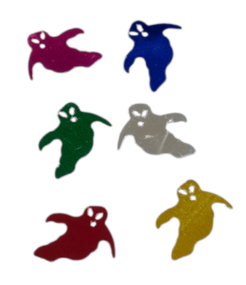 CONFETI Y FORMAS DISEÑO FANTASMA 100GRS