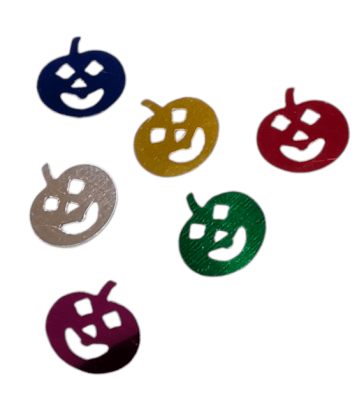 CONFETI Y FORMAS DISEÑO CALABAZA 100g