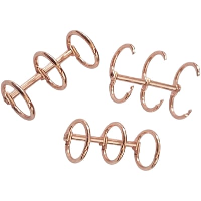 Anillos Metalicos encuadernación 3 Ganchos 4x2cm