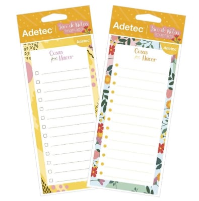 taco de notas imantado adetec diseños surtidos